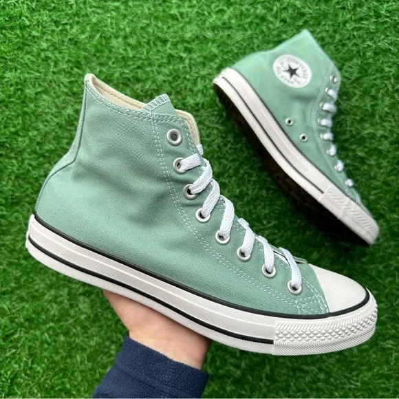 Not for sale🎁Converse Chuck Taylor All Star Ctas Hi Herby Green - Picture 5 of 10